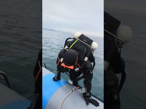 🤿Mise à l&#039;eau en recycleur rEvo 🪸🤿🪸 #plongeesousmarine #rebreather #rEvo