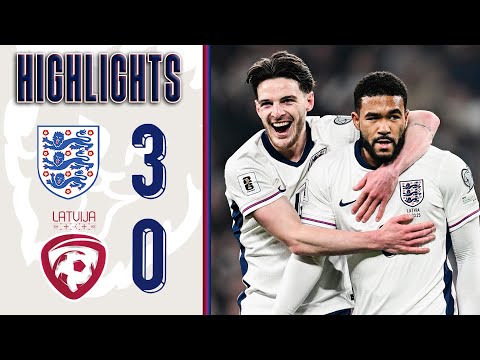 Reece James Scores Incredible Free-Kick! | England 3-0 Latvia | World Cup Qualifiers | England