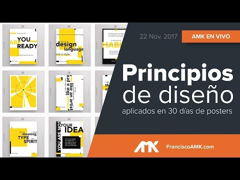 Principios del diseño en 30 días de posters