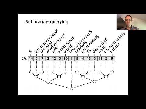 Suffix arrays: basic queries