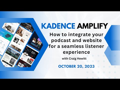 How to integrate your podcast and website for a seamless listener experience with Craig Hewitt