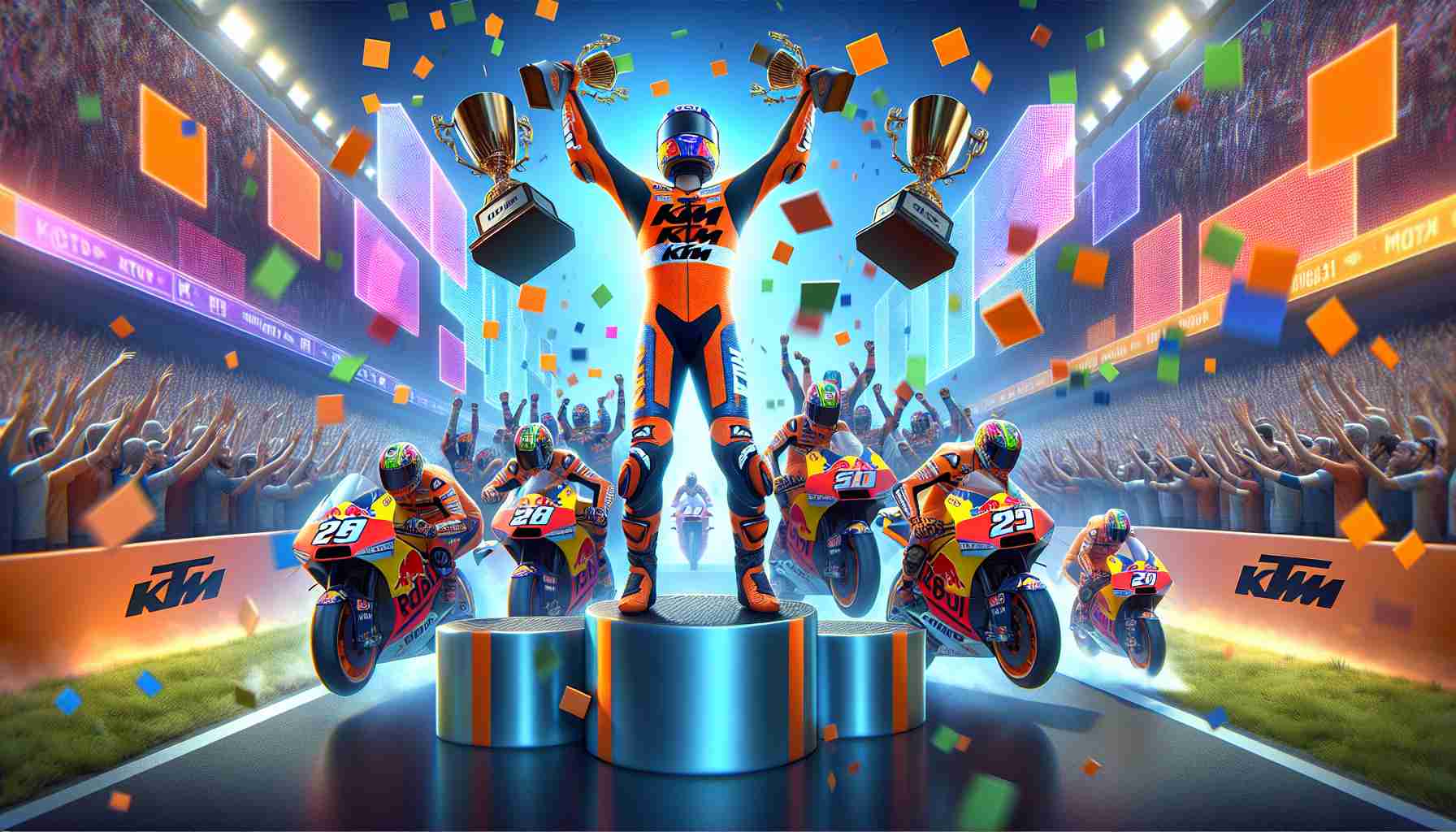 KTM se corona campeón de MotoGP en el mundo digital